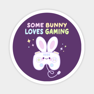 Cute Gamer Easter Bunny Kawaii Game Controller Magnet